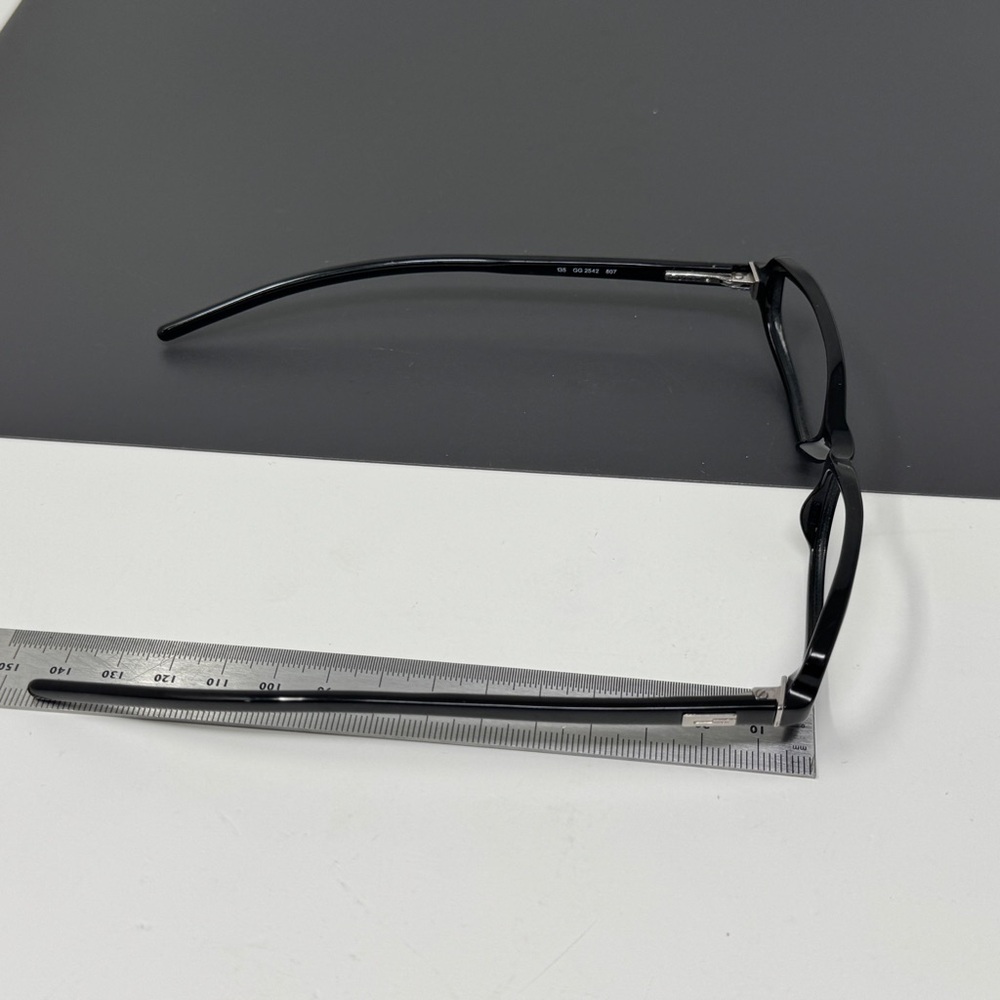 Vintage Gucci GG2542 black  Oval Sunglasses Frames Only GG 2542 807 - Picture 10 of 13